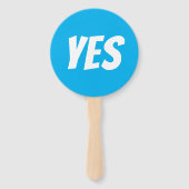 Yes/性別なしリビールボーイクイズゲーム看板 ハンドファン (正面)