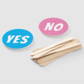 Yes/性別なしリビールボーイクイズゲーム看板 ハンドファン (組立なし)