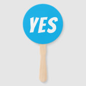 Yes/性別なしリビールボーイクイズゲーム看板 ハンドファン (正面)