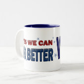 Yes:投票2020 ツートーンマグカップ (正面左)