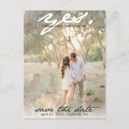 Yes.日付ポストカードの保存 案内ポストカード