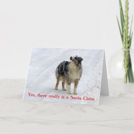 Yes、本当にサンタクロースのグリーティングカードがある シーズンカード (正面)