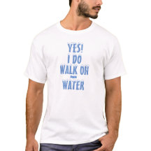 Yes!水のTシャツ凍っていを着て歩く
