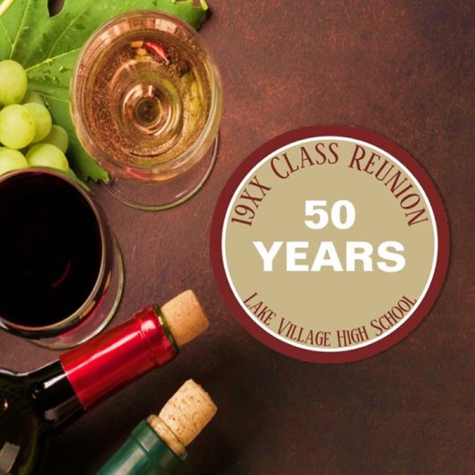 YES!特別50クラス懇親会コースター ラウンドペーパーコースター