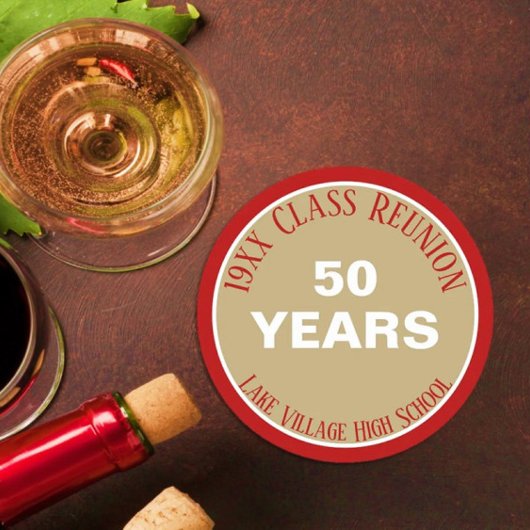 YES!特別50クラス懇親会コースター ラウンドペーパーコースター