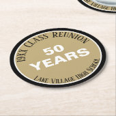 YES!特別50クラス懇親会コースター ラウンドペーパーコースター (アングル)