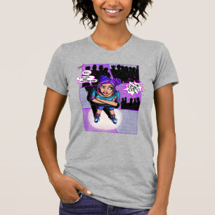 "Yes、私の読漫画ブック"女の子の漫画コンTシャツ Tシャツ