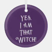 Yes、私はあの魔女 ガラスオーナメント (正面)