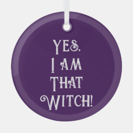 Yes、私はあの魔女 ガラスオーナメント