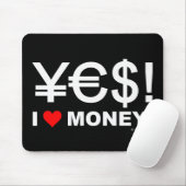 Yes! 私はお金を愛します! マウスパッド (マウス)