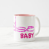 Yes、私はサルサのベビーです ツートーンマグカップ (正面右)