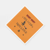 Yes、私はスティックを運転することができます魔女と言う スタンダードランチョンナプキン (角)