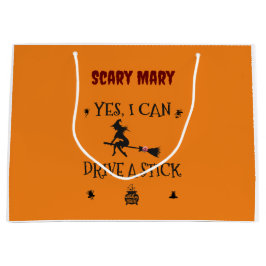 Yes、私はスティックを運転することができます魔女と言う ラージペーパーバッグ