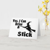 Yes、私はスティックを駆動できる カード (黄色い花)