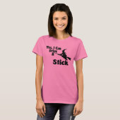 Yes、私はスティックを駆動できる Tシャツ (正面フル)