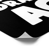 Yes、私はドラゴンボートレーサー、パドリングおもしろいユーモア ポスター (角)