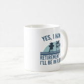 Yes、私はフロリダにいる退職計画がある コーヒーマグカップ (正面右)