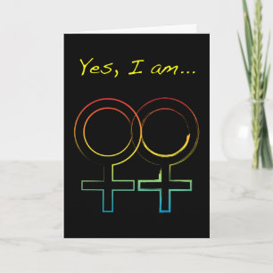 yes、私はレズビアン カード
