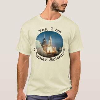 Yes、私はロケットの科学者のTシャツです Tシャツ