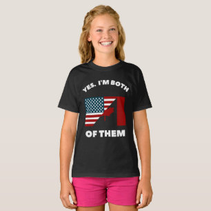 Yes。私は両方とも彼らである：アメリカン・カナダ市民 Tシャツ