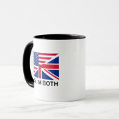 Yes、私は両方のイギリスのアメリカの二重国籍 マグカップ (正面左)