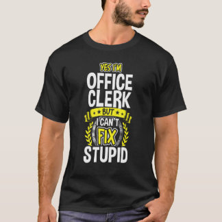 Yes、私は事務員 Tシャツ