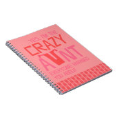 Yes、私は叔母熱狂するだ ノートブック (右側)