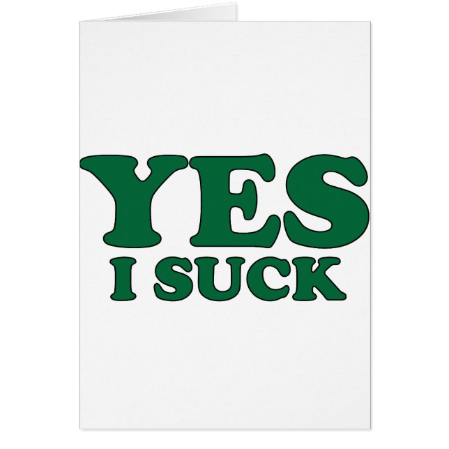 Yes、私は吸います (正面)