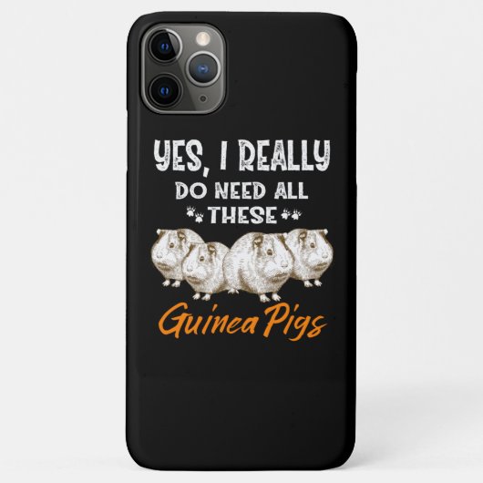 Yes、私は本当にこれらのモルモットをすべて必要としている Case-Mate iPhoneケース (裏面)