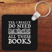 Yes、私は本当にこれらの本を必要としている キーホルダー (裏面)