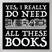 Yes、私は本当にこれらの本を必要としている ポスター (正面)