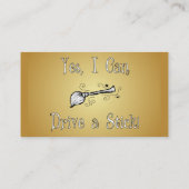 Yes、私は棒を運転してもいいです! 名刺 (裏面)