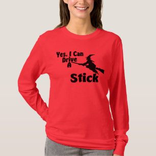 Yes、私は棒を運転してもいいです Tシャツ