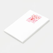 Yes、私は熱狂するな叔母さんです ポストイット (アングル)