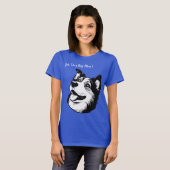 Yes、私は犬のママTシャツはペットの愛を表示する。 Tシャツ (正面フル)