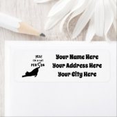 Yes、私は猫好き差出人住所ラベル ラベル (インサイチュ)