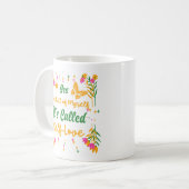 Yes、私は自分自身で満ちている – Self-Loveと呼ばれる コーヒーマグカップ (正面左)