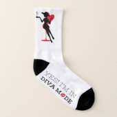 YES! 私は花型女性歌手Mの💋DEにあります ソックス (右外側)