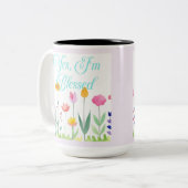 Yes、私は賛美 ツートーンマグカップ (正面左)