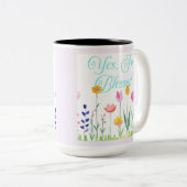 Yes、私は賛美 ツートーンマグカップ (正面右)