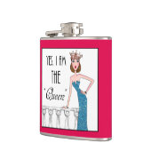 Yes、私は「女王」 フラスク (左)