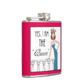 Yes、私は「女王」 フラスク (右)