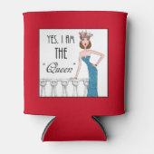 Yes、私は「女王」 缶クーラー (正面)