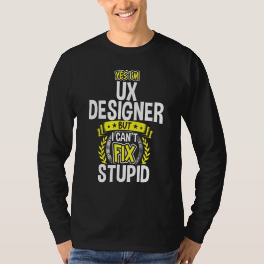 Yes、私はUx Designer Tシャツ (正面)