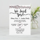 yes!結婚式招待状 招待状 (スタンド正面)