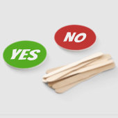 Yes/緑の赤いクイズのゲーム看板なし ハンドファン (組立なし)