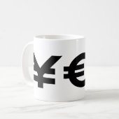 YES (通貨)のマグ コーヒーマグカップ (正面左)