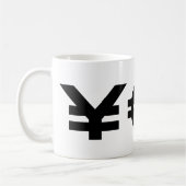 YES (通貨)のマグ コーヒーマグカップ (左)