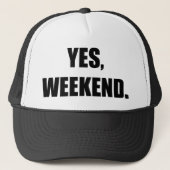 Yes、週末。 キャップ (正面)