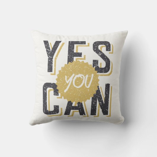 Yes 3できます クッション (裏面)